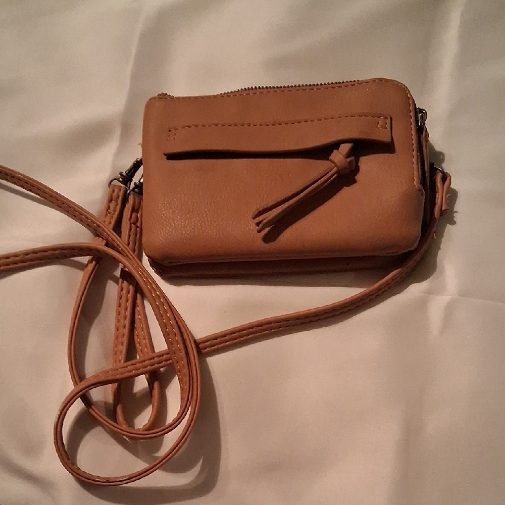 Universal Thread Tan Crossbody Bag with Tassel